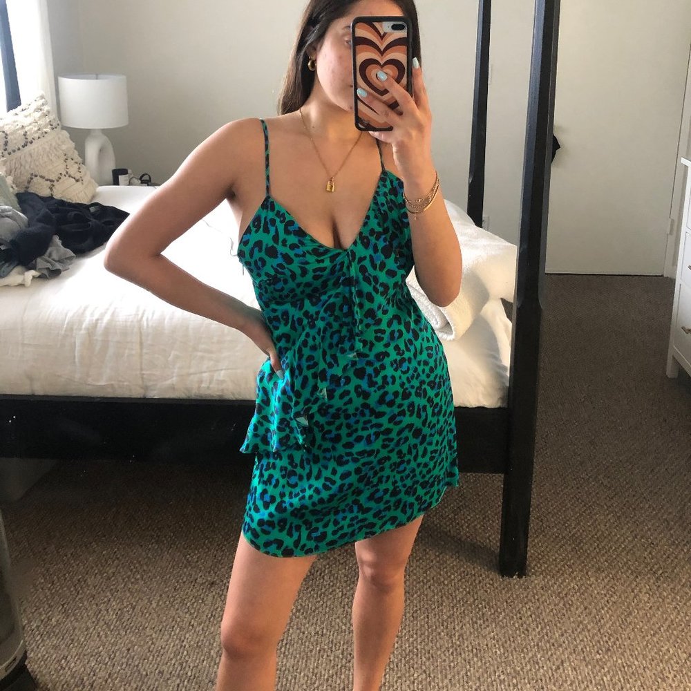 LPA Satin Mini Dress